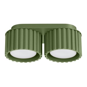 Plafon AURA 2 zielony oliwkowy Gx53 SL.1798 Sollux