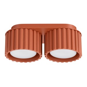 Plafon AURA 2 ochra czerwona Gx53 SL.1803 Sollux