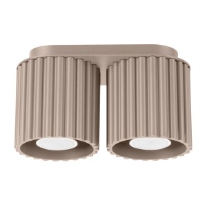 Plafon AURA 2 taupe GU10 SL.1815 Sollux