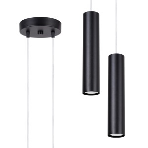 Lampa wisząca LAGOS 2P czarna SL.1869 Sollux