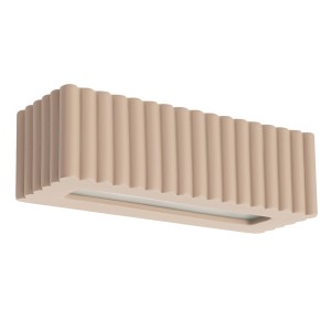 Kinkiet ceramiczny RIGATA taupe SL.1887 Sollux