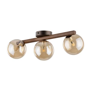 ESTERA WOOD ORZECH BURSZTYN LAMPA SUFITOWA 3XG9 11093 TK Lighting