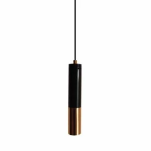 Lampa wisząca GOLDEN PIPE-1 czarno złota 5 cm ST-5719-1 Step into Design