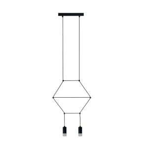 Lampa wisząca LINEA-2 czarna 35 cm ST-5961-2 Step into Design