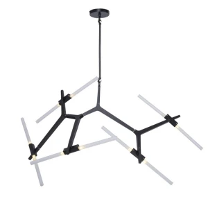 Lampa wisząca STICKS-10 czarna ST-1001-10 black Step into Design