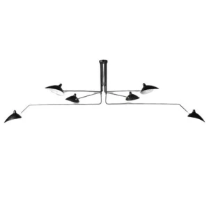 Lampa wisząca CRANE-6P czarna 280 cm P8706 Step into Design