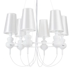 Lampa wisząca QUEEN-6 biała  ST-7105-6S white Step into Design