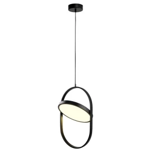 Lampa wisząca ELIPSE L, 65 cm  - LED, czarna nowoczesna 60217A-L Step into Design