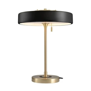 Lampa stołowa ARTDECO 50 cm - czarno - złota MT8872 black Step into Design