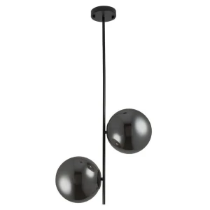 Lampa wisząca VENUS-2 czarna przydymiona 44 cm ST-5025-2 SMOKE Step into Design