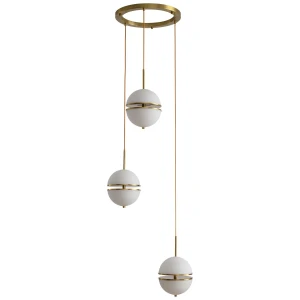 Lampa wisząca SFERA-3 LED złota 50 cm MP0094-3 Step into Design