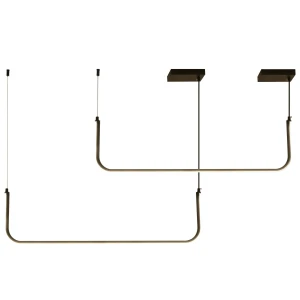 Lampa wisząca MINIMA-2 led czarna 80 cm  MP0095-2 Step into Design