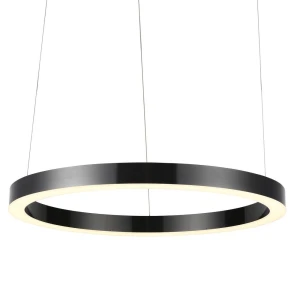 Lampa wisząca CIRCLE 80 cm - LED, ring tytanowy  ST-8848-80 black Step into Design