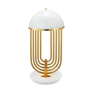 Lampa stołowa DOLCE VITA biało złota 60 cm ST-1602 white Step into Design