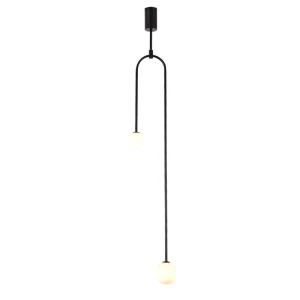 Lampa wisząca LOOP czarna 123 cm  ST-8928S black Step into Design