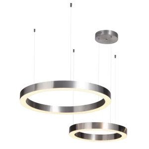 Lampa wisząca CIRCLE 60+80 LED nikiel na 1 podsufitce ST-8848-60+80 nickel Step into Design