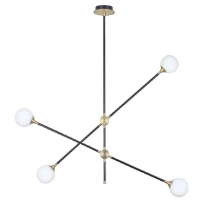 Lampa wisząca SPILLO czarno złota 92 cm ST-9389P-4 Step into Design