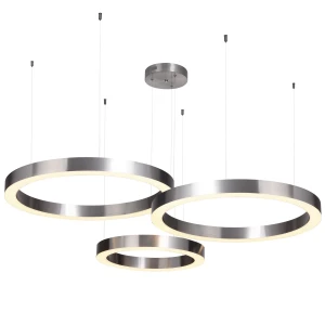 Lampa wisząca CIRCLE 60+60+80 -  LED, nickel na 1 podsufitce ST-8848-60+60+80 nickel Step into Design