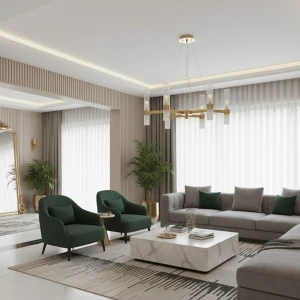 Lampa wisząca CANDELA-6 złota 70 cm DN1505-6 gold Step into Design