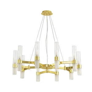 Lampa wisząca CANDELA-10 złota 85 cm  DN1505-10 gold Step into Design