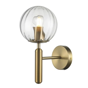 Lampa ścienna PALLA czarna 15 cm F070 transparent Step into Design