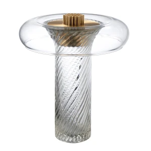 Lampa stołowa CLARO LED transparentna 35 cm ST-8895T Step into Design