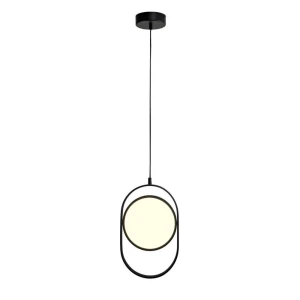 Lampa wisząca ELIPSE MINI, 32 cm - LED, czarna nowoczesna 60217A-S Step into Design