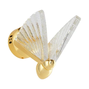Lampa ścienna BEE LED 18 cm - złoty kinkiet dekoracyjny ST-W0612-1S Step into Design