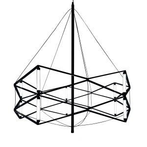 Lampa wisząca SPACE LED czarna 60 cm ST-9858 P/S black Step into Design