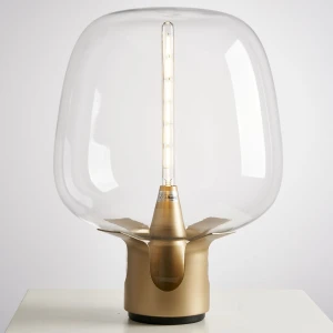 Lampa stołowa FATA transparentno złota 35 *46 cm ST-7278-S GOLD Step into Design