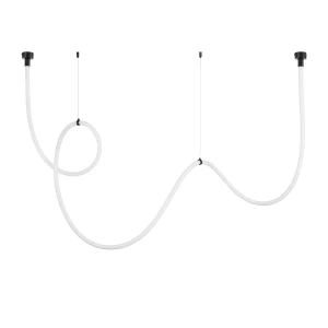 Lampa wisząca SNAKE LED wąż ledowy czarna 400 cm MD1021-4 black Step into Design