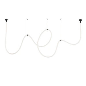 Lampa wisząca SNAKE LED wąż ledowy czarna 500 cm MD1021-5 black Step into Design