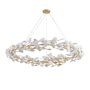 Lampa wisząca BOTANIKA złoto biała 150 cm XY080P-150 Step into Design