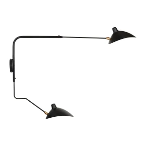 Lampa ścienna CRANE-2W S, 110 cm -czarny W8702-S Step into Design