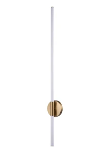 Lampa ścienna LED FELIX biało-złota 100 cm - nowoczesny kinkiet ST-DL8547 gold Step into Design