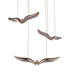 Lampa wisząca GUFO 3 LED różowe złoto 36 cm ST-DL8506 Step into Design