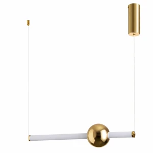 Lampa wisząca O-LINE 63 - LED, 63 cm, złoty połysk  ST-1688S miror gold Step into Design