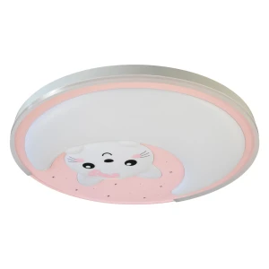 Plafon MOONCAT PINK 34W LED ML1059 Milagro