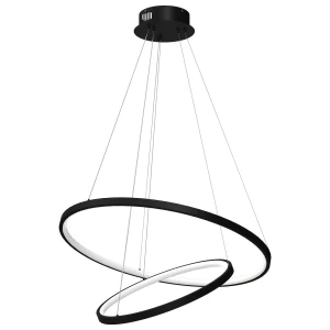 Lampa wisząca Hoop Czarny 51W LED ML1542 Milagro