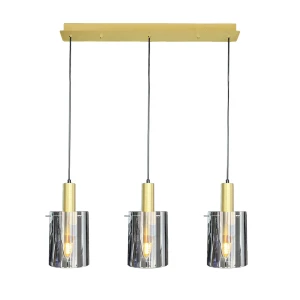 Lampa wisząca Arcadia Gold 3xE27 ML1817 Milagro
