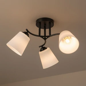 Lampa sufitowa Pafos Black 3xE27 ML2257 Milagro