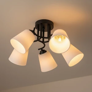 Lampa sufitowa Pafos Black 5xE27 ML2258 Milagro