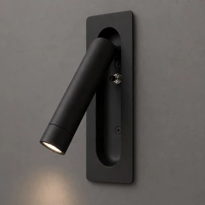 Kinkiet podtynkowy Inn 3W LED 3000K Czarny ML2584 Milagro