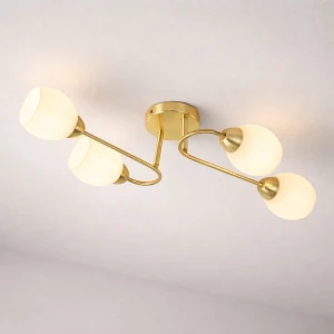 Lampa sufitowa KING GOLD 4xE27 ML2757 Milagro