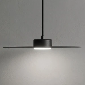 Lampa wisząca PIATTO Czarna 1xGX53 fi 350mm MLP2909 Milagro