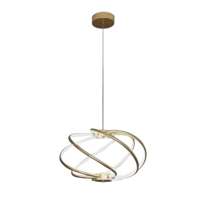 Lampa wisząca Kandor złota LED CCT LP-1425/1P GD Light Prestige