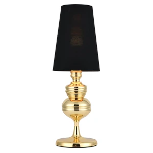 Lampa stołowa QUEEN złoto czarna 18 cm MT-8046-18 black gold Step into Design