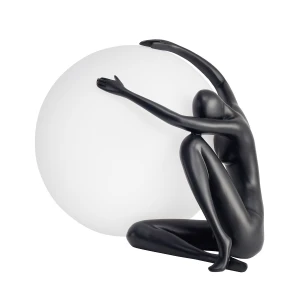 Lampa stołowa WOMAN-1 czarna 47 cm ST-6020-A black Step into Design