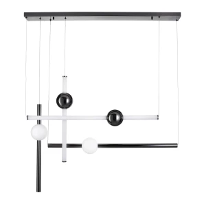 Lampa wisząca O-LINE L-4 LED czarna 110 cm ST-1691L-4 BLACK Step into Design