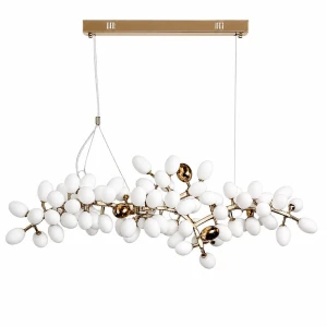 Lampa wisząca CHIC biało złota 105 cm - nowoczesna lampa do salonu ST-2601-150 Step into Design